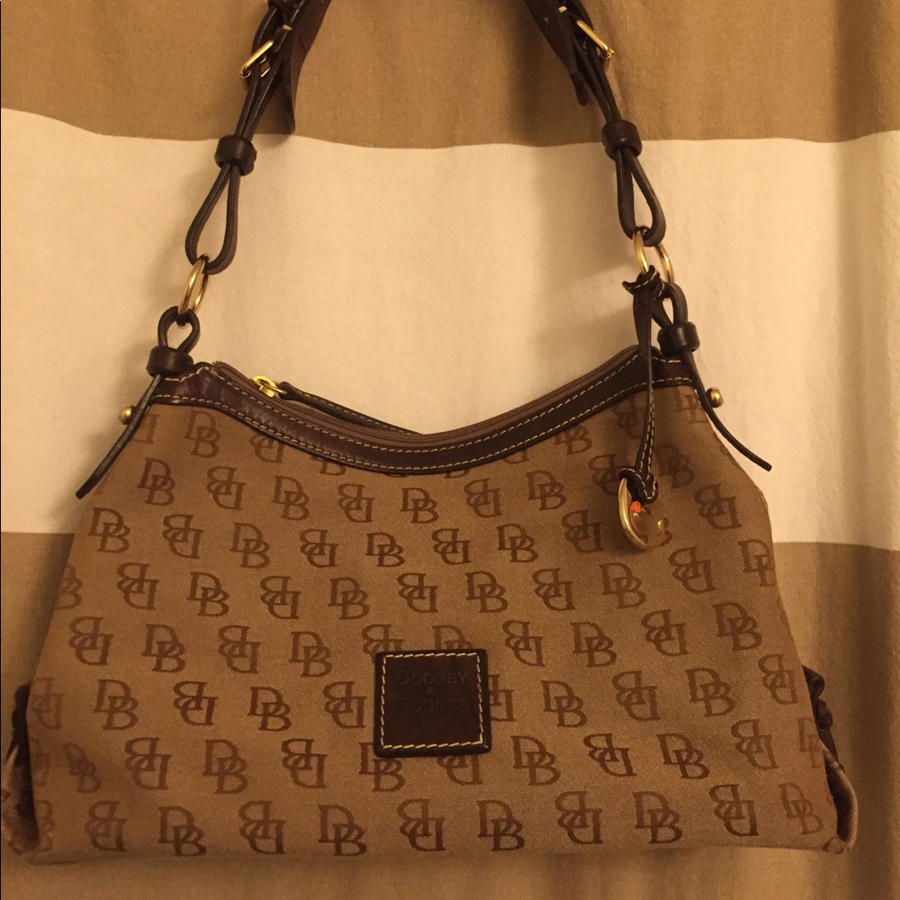 Dooney & Bourke brown and tan bag